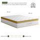 10gel Memory Foam Mattress Single 3ft Individual Pocket Springs Medium Firm Bed