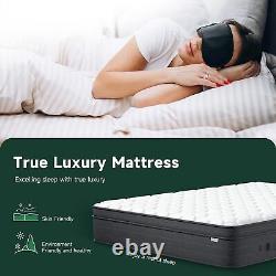 10'' 10.6'' Memory Foam Mattress Pocket Sprung Double Deep Hybrid Mattress NEW
