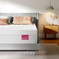 10.2 Inch King Size Mattress 9-Zone Pocket Sprung Mattress with Memory Foam a