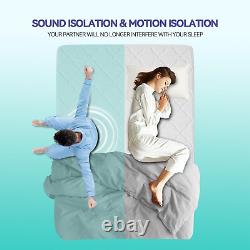 10.2 Inch King Size Mattress 9-Zone Pocket Sprung Mattress with Memory Foam a