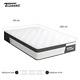 10'' 4ft Medium Firm Memory Foam Bed Pocket Spring Mattress Luxury Orthopaedic