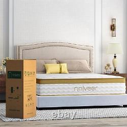 10 4FT Small Double Gel Memory Foam Pocket Spring Mattress Pressure Relief Bed