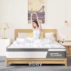 10'' 5FT Memory Foam Medium Firm Bed Pocket Sprung Luxury Orthopaedic Mattress