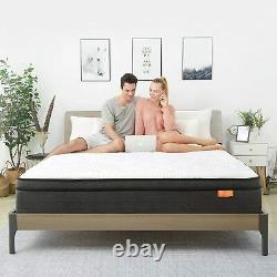 10 Gel Memory Foam Hybrid Mattress Pocket Sprung Orthopedic In a Box 4ft6 5ft