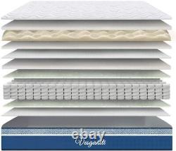 10 Hybrid Mattress Breathable Memory Foam Pocket Sprung 3FT 4FT6 Double Single