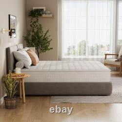 10 Hybrid Mattress with Breathable Memory Foam and Individually Pocket Spring