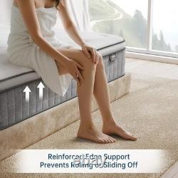 10 Inch 7-Zone Orthopaedic Double Mattress, 4FT6 Gel Memory Foam & Pocket