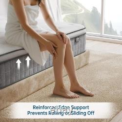 10 Inch 7-Zone Orthopaedic Double Mattress, 4FT6 Gel Memory Foam & Pocket