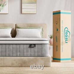 10 Inch 7 Zone Orthopaedic King Mattress 5FT Gel Memory Foam & Pocket Sprung