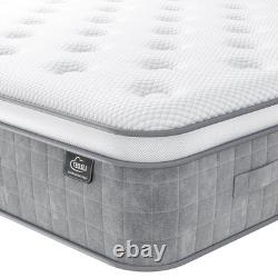 10 Inch 7 Zone Orthopaedic King Mattress 5FT Gel Memory Foam & Pocket Sprung