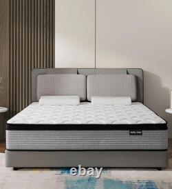 10 Inch Gel Memory Foam 7 Zone Orthopedic Double Mattress Pocket Sprungs Hybrid