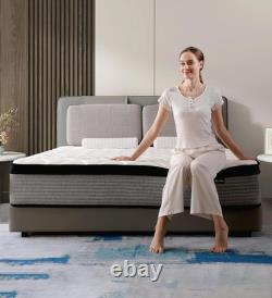 10 Inch Gel Memory Foam 7 Zone Orthopedic Double Mattress Pocket Sprungs Hybrid