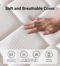 10 Inch Gel Memory Foam 7 Zone Orthopedic Double Mattress Pocket Sprungs Hybrid