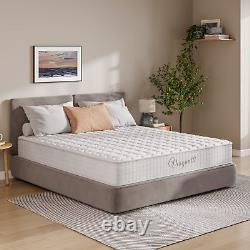 10 Inch Hybrid Double Mattress Breathable Memory Foam, Pocket Springs, Medium