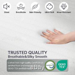 10 Inch King Size Mattress 5FT Gel Memory Foam & Pocket Sprung