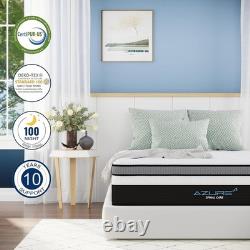 10 Inch King Size Mattress 5FT Gel Memory Foam & Pocket Sprung 150x200x25 cm Ima