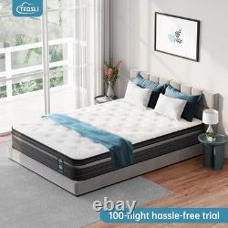 10 Inch King Size Mattress 5FT Gel Memory Foam & Pocket Sprung 150x200x25 cm Ima