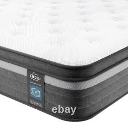 10 Inch King Size Mattress 5FT Gel Memory Foam & Pocket Sprung 150x200x25 cm Ima