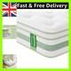 10 Inch Medium Firm Single Mattress Gel Memory Foam & Pocket Spring Hybrid