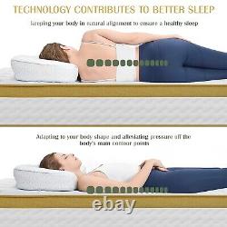 10 Inch Small Medium Firm Memory Foam Individual Pocket Springs Back Pain Relief
