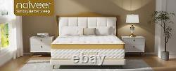 10 Memory Foam 5FT King Luxury Mattress Pocket Sprung Medium Firm Mattress