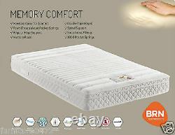 10 Thick 1000 Pocket Sprung & Memory Foam Mattress MaxiCool Top COMFORT