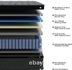 10 inch Hybrid Pocket Spring Memory Foam Mattres