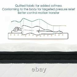 10in Single Double King Size Pocket Sprung Memory Foam Hybrid Mattress 3/4/5ft