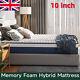 10inch Deep Double Single Mattress Pocket Sprung Breathable Memory Foam Mattress