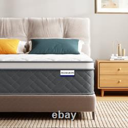 12 Hybrid Memory Foam Pocket Sprung Mattress Soft-Medium 4FT 4FT6 5FT 6FT
