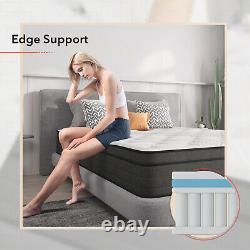 12 Inch 3ft Single Gel Memory Foam Pocket Sprung Mattress Medium Firm Cool Sleep