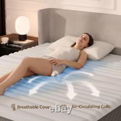 12 Inch King Size Mattress 7-Zone Memory Foam with Pocket Sprung for Body Suppor 12 Inch King Size Mattress 7-Zone Memory Foam with Pocket Sprung for Body Suppor