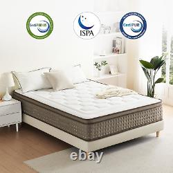 12 Memory Foam Double Mattress, Pocket Sprung, Tencel Fabric, OEKO-TEX Certifie