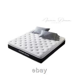 12in Mattress Single 3ft Memory Foam Sprung with Pocket Spring System CoolBlack