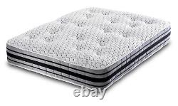 1500 Pocket Sprung Memory Foam Mattress 3D Air Flow Cashmere Tufted Mattress