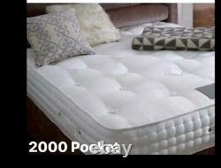 2000 and 3000 MEMORY FOAM POCKET SPRING MATTRESS, Depth 27-28 cm FREE DELIVERY