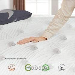 20cm Plush Gel Memory Foam Hybrid Mattress Pocket Sprung Orthopedic Double 4ft6