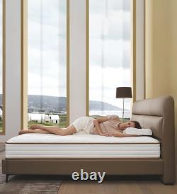 20cm Thick Memory Foam Hybrid Mattress & Pocket Sprung Mattress, Medium Firm =