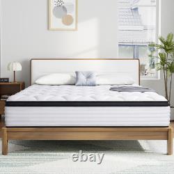 22CM 25CM Hybrid Memory Foam Mattress 4FT 5FT 6FT King Double Bed Comfort