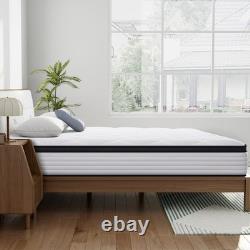 22CM 25CM Hybrid Memory Foam Mattress 4FT 5FT 6FT King Double Bed Comfort
