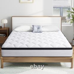 22CM 25CM Hybrid Memory Foam Mattress 4FT 5FT 6FT King Double Bed Comfort