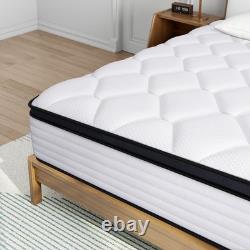 22CM 25CM Hybrid Memory Foam Mattress 4FT 5FT 6FT King Double Bed Comfort