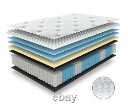 23CM 7 Zone Pocket Spring H3 Cold Gel Memory Foam Mattress European Size 160200