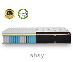 23CM 7 Zone Pocket Spring H3 Cold Gel Memory Foam Mattress European Size 160200