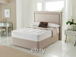 25000 Luxury Memory Foam Pocket Sprung Mattress Single Double King All Comforts