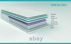 2500 Hybrid Somni New Season Pocket Sprung Gel Memory Foam Mattress All Sizes