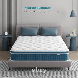 25/27cm-luxury Memory Foam Mattress Pocket Sprung 3ft 4ft 4ft6 5ft 6ft Size