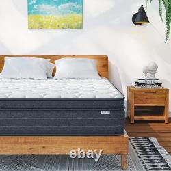 25cm/27cm Luxury Memory Foam Mattress With 7-zone Pocket Sprung 3ft 4ft6 5ft 6ft