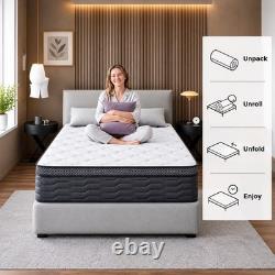 25cm Hybrid Memory Foam Pocket Sprung Mattress Single 90x190cm MediumFirmSupport