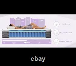 25cm Hybrid Memory Foam Pocket Sprung Mattress Single 90x190cm MediumFirmSupport